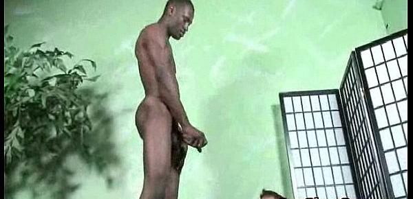  Private handjob and rubbing with black gay muscular dude 20